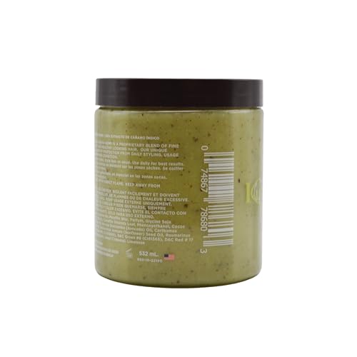 Kuza 100% Indian Hemp Hair & Scalp Treatment - Improves Dry Hair and Scalp Health - JUMBO SIZE 18 oz