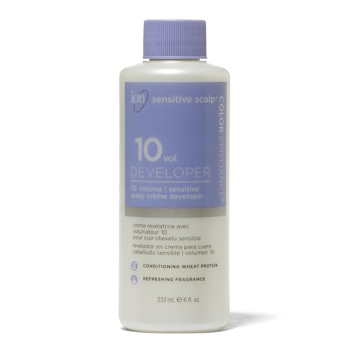 ion Permanent Brights Hair Color Kit: Permanent Brights Creme Hair Color Radiant Orchid (2.05 oz), Sensitive Scalp 10 Volume Creme Developer (8 oz), & After Color Treatment (7 fl oz)