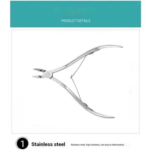2 Pcs Professional cuticle trimmer, Cuticle Nippers Cuticle Cutter – Stainless Steel Cuticle Nippers with Pointed Blades – Essential Nail Tools for Manicure and Pedicure