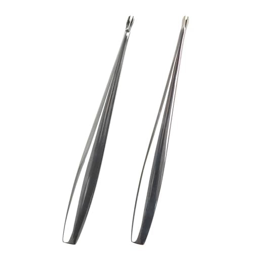 Cuticle Pusher Cuticle Cutter Dead Skin Remover Stainless Steel Cuticle Trimmer Tool for Nail Edges Cuticle Silver-JGC