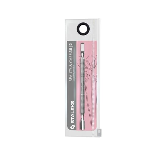 STALEKS BEAUTY & CARE Cuticle Pusher, Rounded & Straight Blade 123 mm