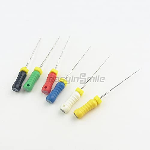 Easyinsmile Dental Endo Hand Use K-Files 25MM Endodontic Stainless Steel Files (20#) 20#