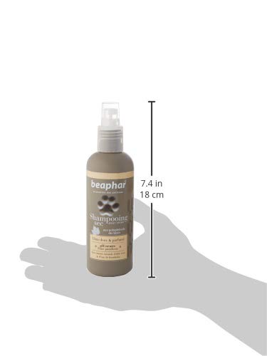 BEAPHAR Ultra-soft dog shampoo dry shampoo - natural aloe vera extracts and raspberry water - strengthens and gives the hair shine - ready to use, no rinsing - 200 ml dry - BeesActive Australia