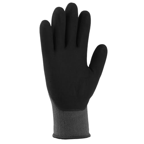 Carhartt Men's Thermal-Lined Full Coverage Nitrile Glove Medium Grey