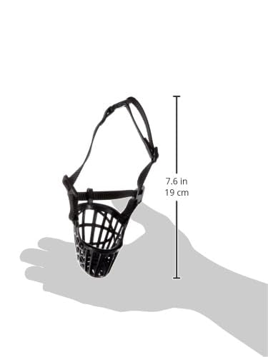 Trixie 17601 muzzle, plastic, XS, black - BeesActive Australia