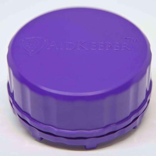 Hearing Device Protection Case - Crush & Water Resistant Hard Case for Storage and Protection of Aids, Batteries, and Other Devices (Purple) Purple