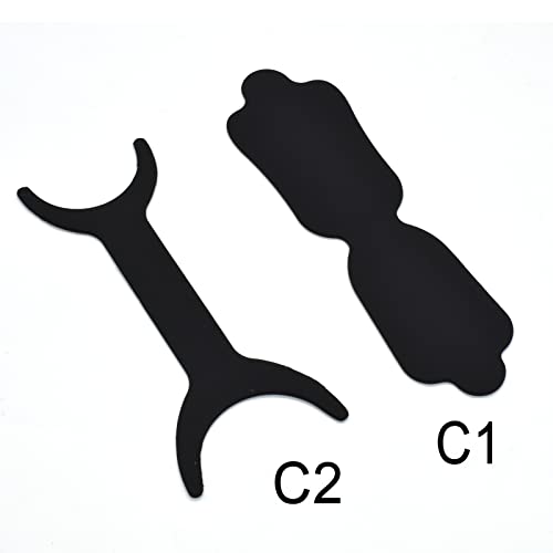 2 pcs Silicone Dental Orthodontic Photography Contraster C1+C2