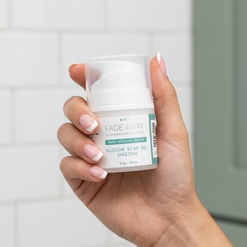Fade Away Silicone Scar Gel for Surgical and C-Section Scars, 30g