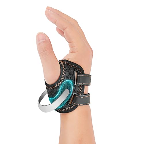 FORTEMOTUS Comfortable Nylon Thumb Splint for Mild CMC Joint Pain Relief, M Left Bundle with Right