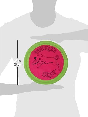 Booda Tail-Spin Flyer 10" Diameter Floppy Dog Frisbee (Pack of 2) - BeesActive Australia