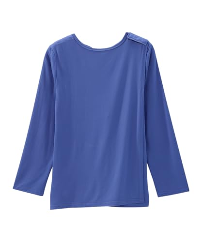 Silverts Women's Open Back Pleated Panel Top XX-Large River