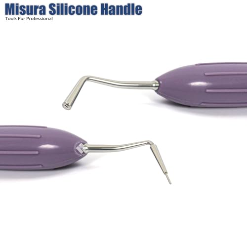 Dental Composite Placement Filling Instruments Set – Silicone Handle Restoration Plugger/Spatula – Resin Application & Tooth Restoration Kit 10 Pcs