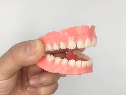 Healthyare Denture Do it Yourself Full Set of Top and Bottom Fake Teeth for Improve Smile