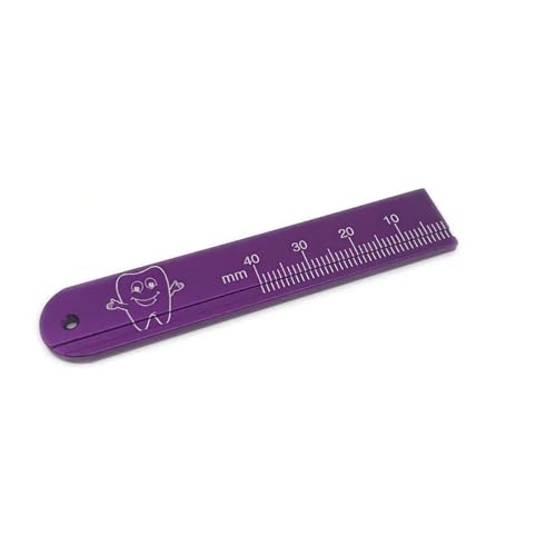 5pcs Dental Endo Rulers Span Measure Scale Endodontic Colorful