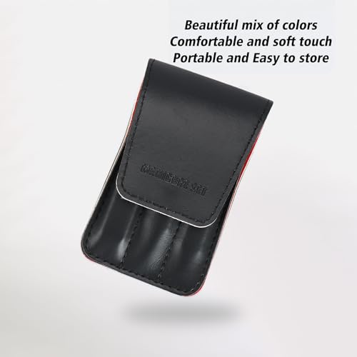 Manicure Kit for Men & Teen Boys, Nail Clipper Set Travel Grooming Gift Black
