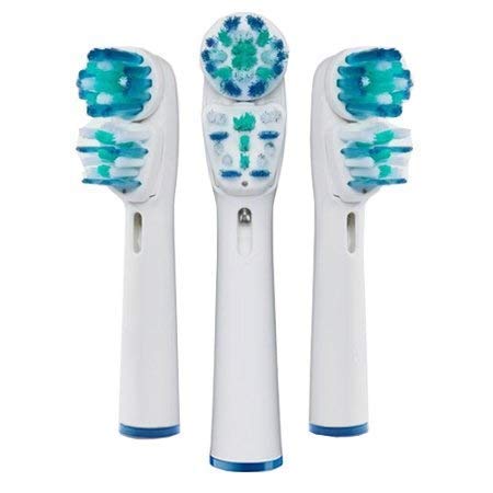 Double Clean Brush Heads, Compatible with Braun Oral-B Dual Clean Electric Toothbrush - Pack of 20 White 1 Count (Pack of 20)