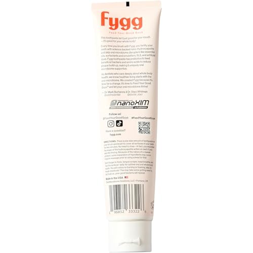 Fygg Nano Hydroxyapatite Toothpaste (Vanilla and Chocolate) 4 Oz