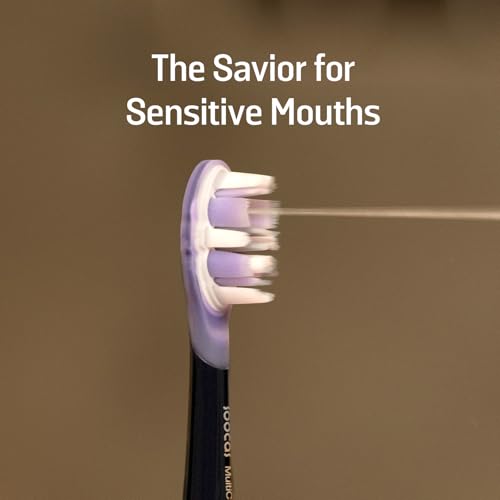 Soocas Multiclean Ultra Soft Electric Toothbrush Replacement Heads, Compatible with Both NEOS II and NEOS II Ultra, 2 Brush Heads, Soft Bristles, Midnight Blue