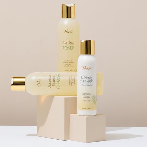 Deluvia Clarifying Toner for Face, Hydrating Face Toner for Sensitive, Dry, Aging Skin. Facial Toner & Pore Cleanser for Face, Alcohol Free Toner, Face Toner for Women & Men. Skincare Hydrating Toner.