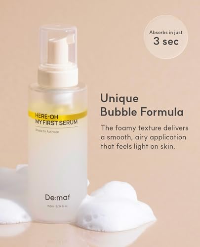 De:maf Here-Oh My First Hydrating Serum, Hyaluronic Acid, 5.24 fl oz Original 5.24 Fl Oz (Pack of 1)