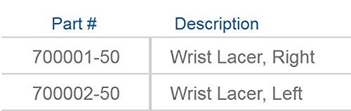 United Ortho 700002-50 Left Wrist Lacer, Universal