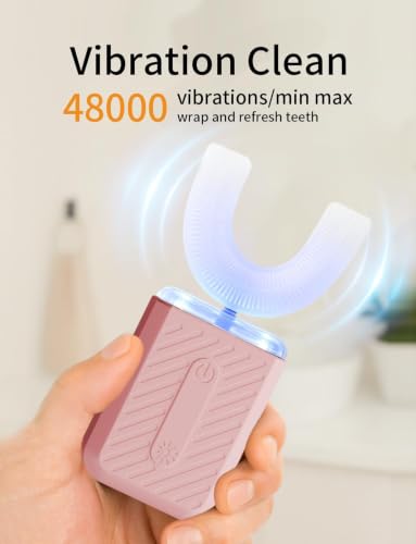 U-Shaped Electric Toothbrush with IPX7 Waterproof