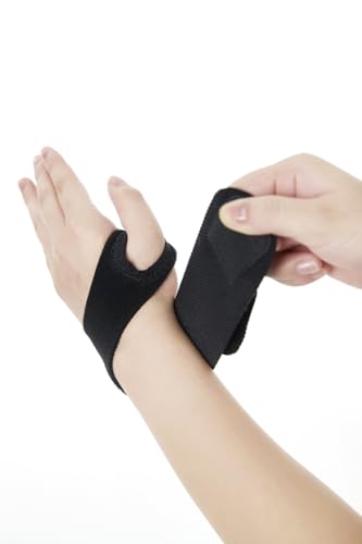 SOZO Lightweight Wrist Wrap Brace for Carpal Tunnel, Tendonitis & Injury Recovery, Double Compression Support for Left or Right Hand, Adjustable Fit for Men & Women