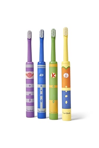 SuperMouth Sidekick Sonic Toothbrush, Rechargeable, Kids 6+, Cavitar Smile