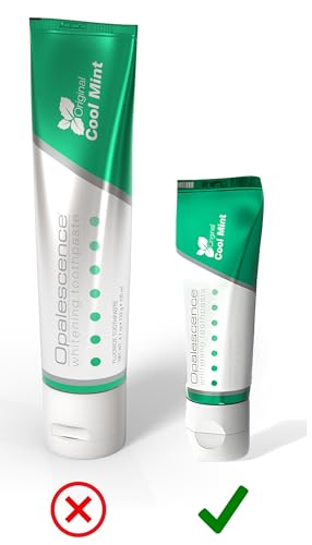 Opalescence Whitening Toothpaste, Travel Size 1 Ounce (6 Pack) Fluoride Teeth Whitening Toothpaste Travel Size, Original Mint Flavor, 402-6 1 Ounce (Pack of 6)