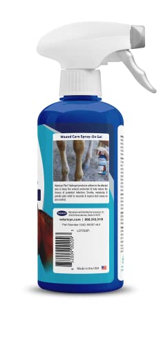 Vetericyn Plus All Animal Wound Care Hydrogel Spray | Healing Aid and Wound Protectant, Sprayable Gel to Relieve Dog, Cat, Horse Itchy Skin, Safe for All Animals. 16 ounces 16 Fl Oz (Pack of 1) Trigger