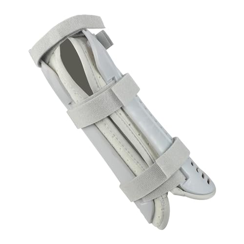 Holiberty Forearm Brace Wrist Support Splint Wrist Guard Removable Splints Breathable Hand Splint for Fracture,Carpal Pain,Sprain,Sports Injuries Left hand, Grey