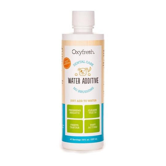 Oxyfresh Premium Pet Dental Care Solution Pet Water Additive: Best Way to Eliminate Bad Dog Breath and Cat Breath - Fights...