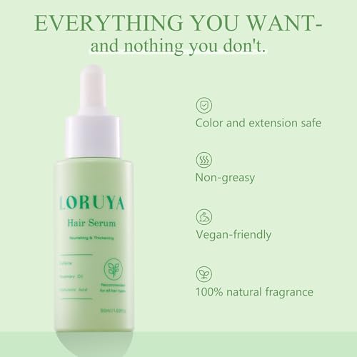 Scalp Serum for Women w/Biotin & Caffeine to Promote Fuller-Looking Hair 1.69 Fl Oz (Pack of 2)