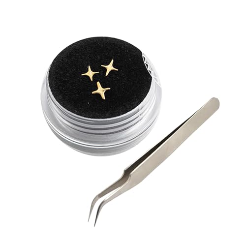 CHAMON 27Pcs Tooth Gems, Ultrathin Gold Plated Teeth Jewelry Teeth Jewelry