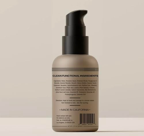 HygieneLab Face Moisturizer with Hyaluronic Acid, Non-Greasy for Dry Skin