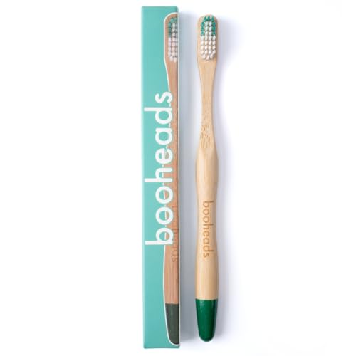 booheads Plant Based Electric Toothbrush Heads - Compatible with Sonicare* and Bamboo Toothbrush Bundle