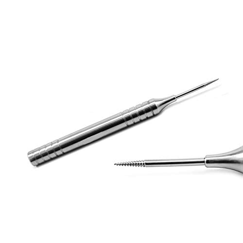 MEDSPO Professional Dental Elevators | Composite Restorative Implants | Luxating Filling | Surgical Root Extraction Spreading | Osteotome Periotome Instruments (Non Flex Screw Periotome Titanium) Non Flex Screw Periotome Titanium