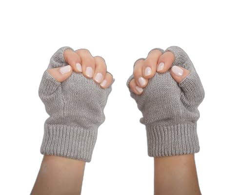 Hand Contracture Gloves with Therapy Ball – Palm Protector for Clenched Fists – Support for Dementia, Neurological & Motor Disorders – Helps Prevent Nail-to-Palm Injury