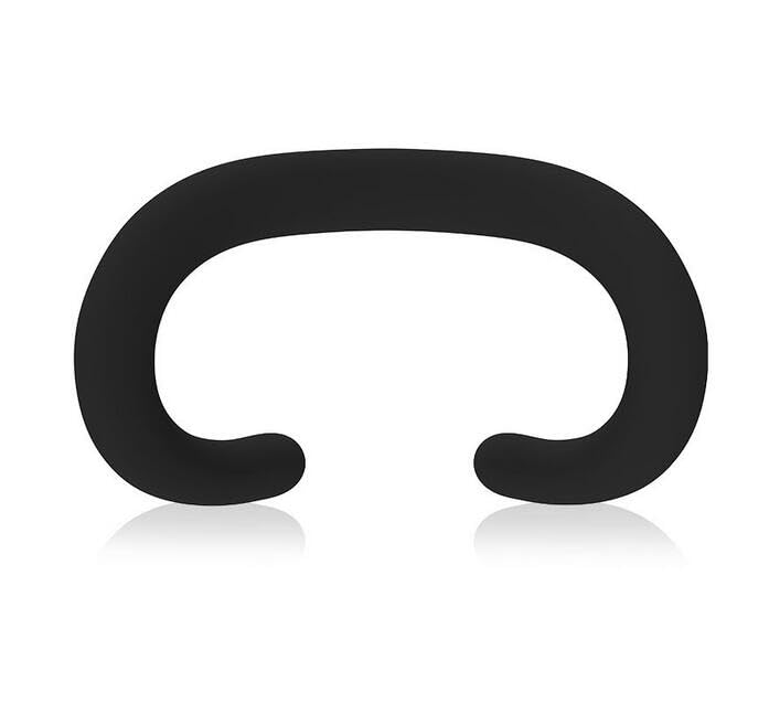 Silicone Eye Mask for Apple Vision Pro,Silicone Face Pad Cover,Sweat Proof, Light Leakage Proof,Replaceable VR Accessories (Black) Black - BeesActive Australia