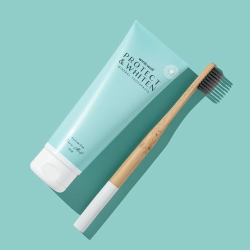 Wink Well Nano Hydroxyapatite Toothpaste- Protect & Whiten Remineralizing with Fresh Mint Flavor- 100% Natural Flouride Free Toothpaste for Adults & Kids- Vegan, 4Oz (2) 2