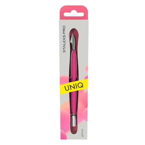 STALEKS PRO UNIQ Cuticle Pusher, Rounded Pusher & Cleaner 152 mm