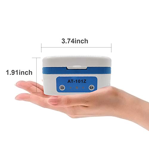 LINKIM Automatic Hearing Aid Dryer & Dehumidifier Ultra Fast Electronic Dry Box for Hearing Amplifiers & Cochlear Implants Removes Sweat & Moisture