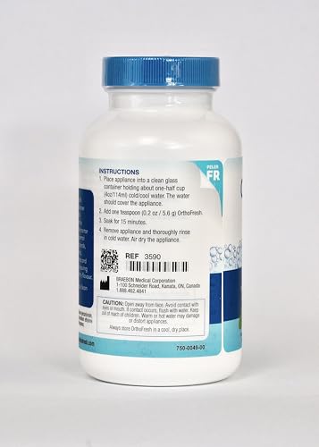 OrthoFresh Professional Cold Water Dental Appliance Cleaner