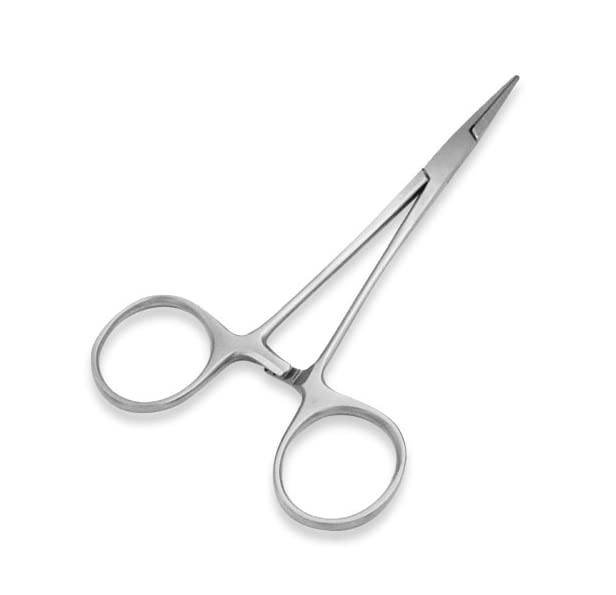 Mosquito Pet Grooming Haemostat Dog, Cat, Small Pet Ear Hair Puller Locking Forceps MOSQ (Straight) Straight