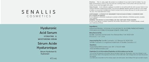 Hyaluronic Acid Serum 16 fl oz And 2 fl oz, Made From Pure Anti Aging/Wrinkle, Ultra Hydrating Moisturizer That Reduces Dry Skin Manufactured In USA 18 Fl Oz (Pack of 1)