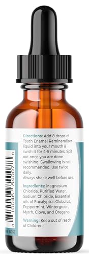 Viva Doria Tooth Enamel Remineralizing Liquid, Protects Tooth Enamel and Helps Keep Gum Healthy 1 fl oz