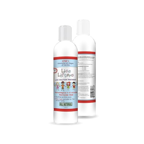 Lice Lifters Lice and Nit Kit, Contains Lice Lifters Solution 8oz & Lice Lifters Removal Comb Pack of 1