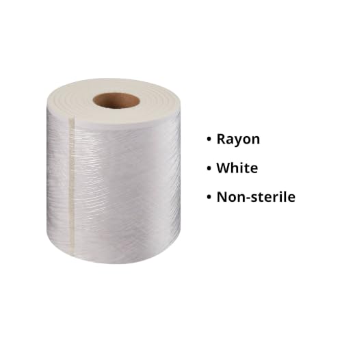 McKesson White Orthopedic Felt Roll with Adhesive Backing, 6 in x 2.5 yd