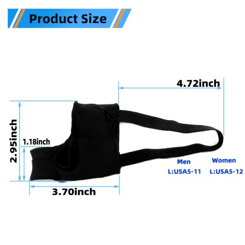 Bunion Corrector for Women & Men, Big Toe, Black, 2PCS