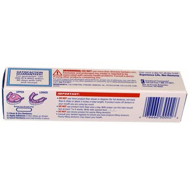 Fixodent Free Denture Adhesive Cream 2.40 oz (Pack of 4) 2.4 Ounce (Pack of 4)